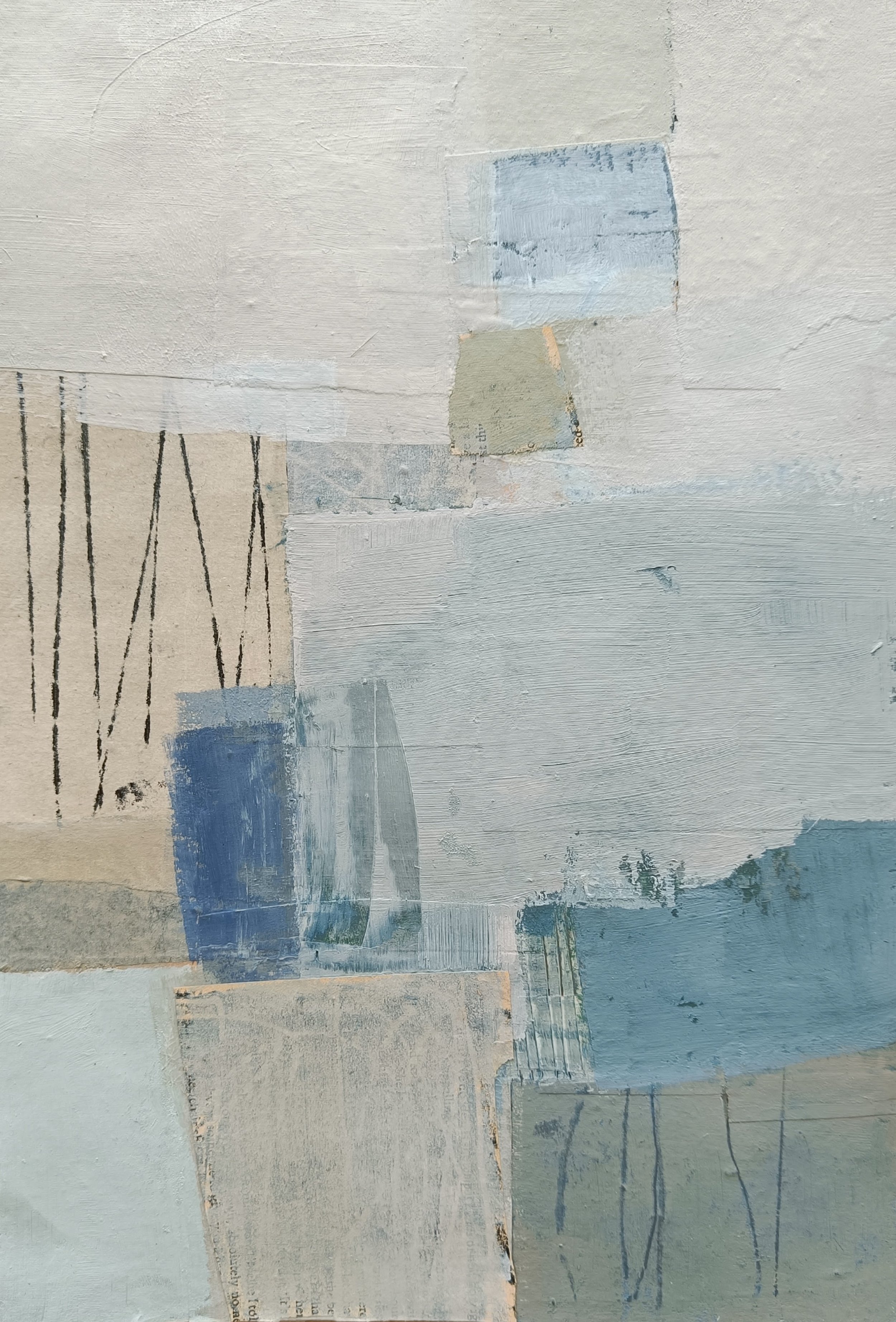 Inky Blue #4 - 37 x 25 cm 