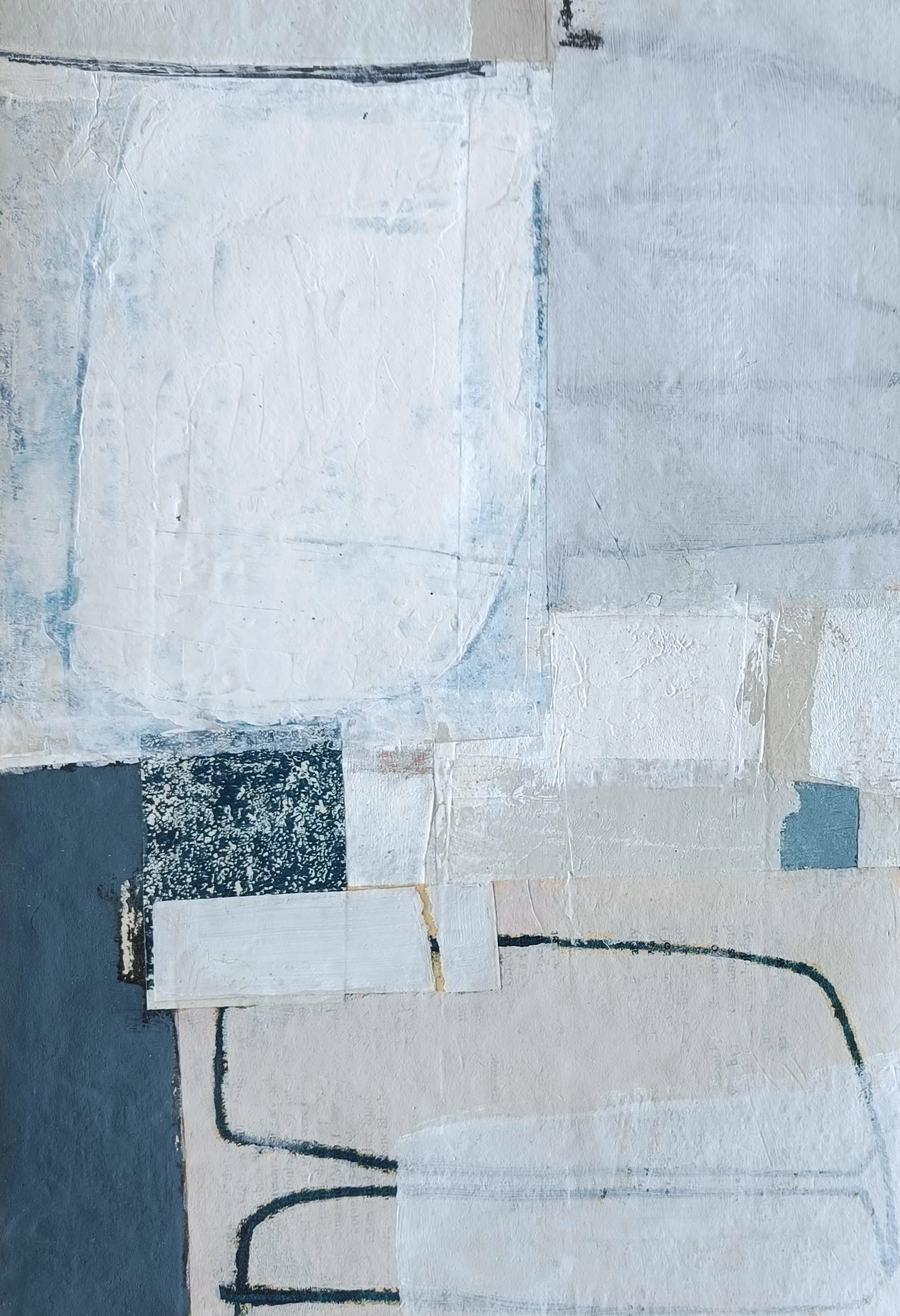 Inky Blue #12 - 37 x 25 cm 