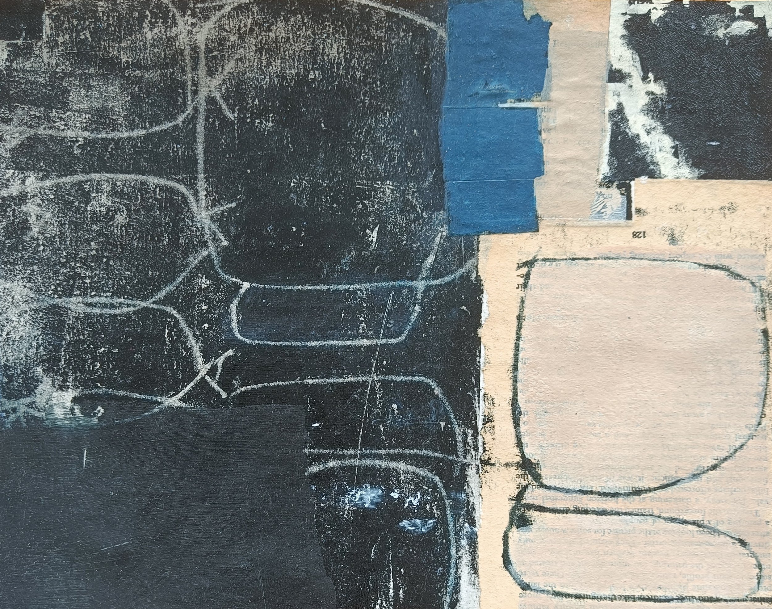 Inky Blue #2 - 25 x 31 cm 