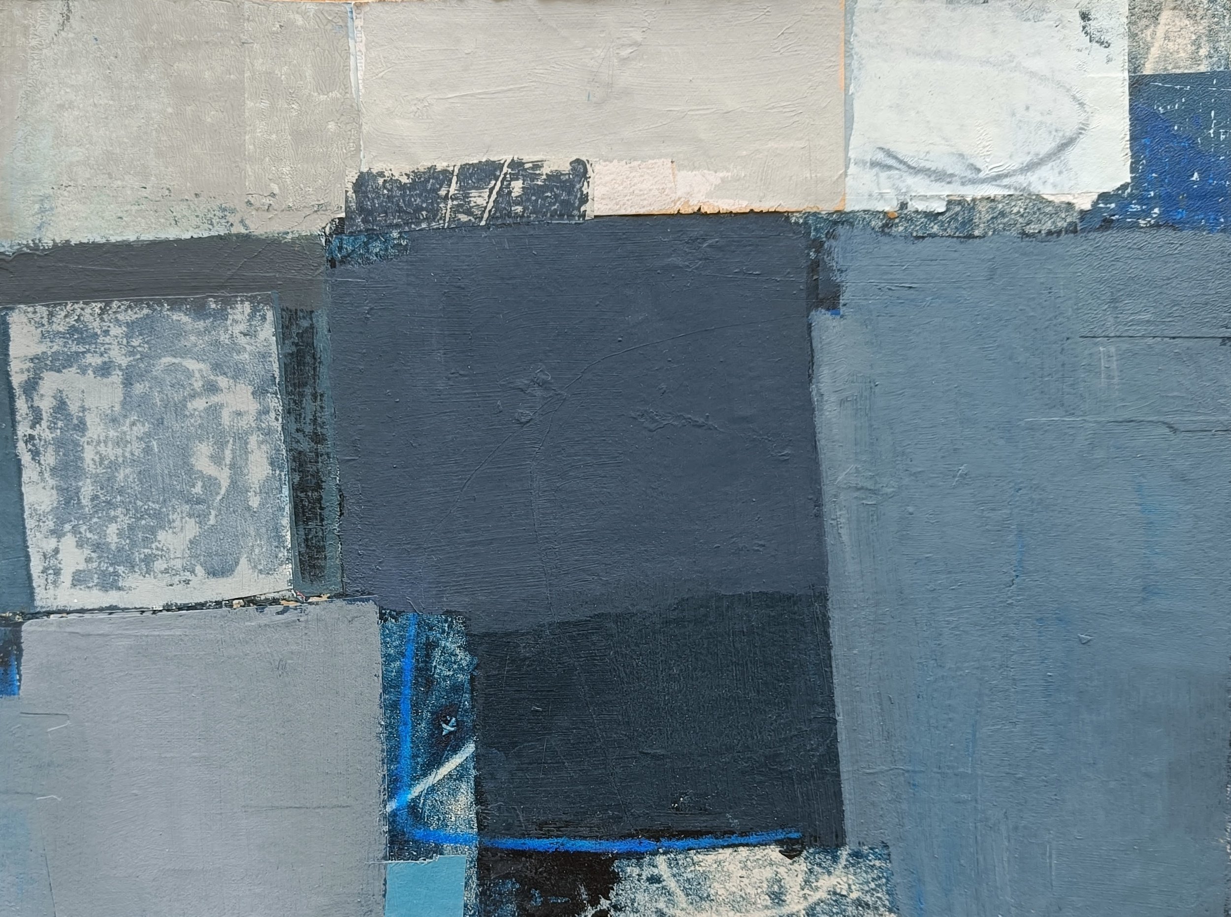 Inky Blue #7 - 23 x 31 cm 