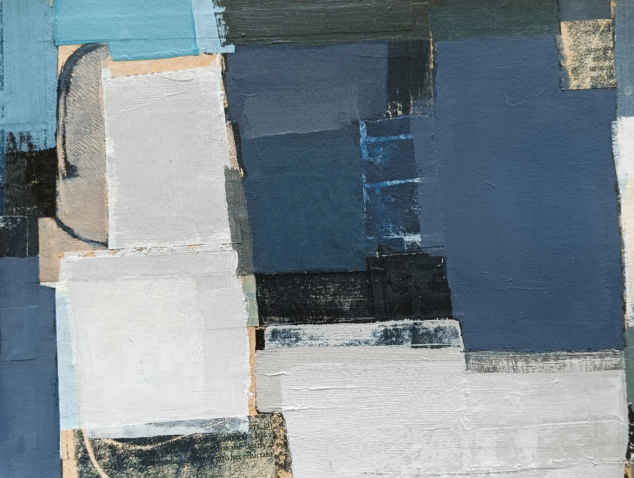 Inky Blue #6 - 23 x 31 cm 