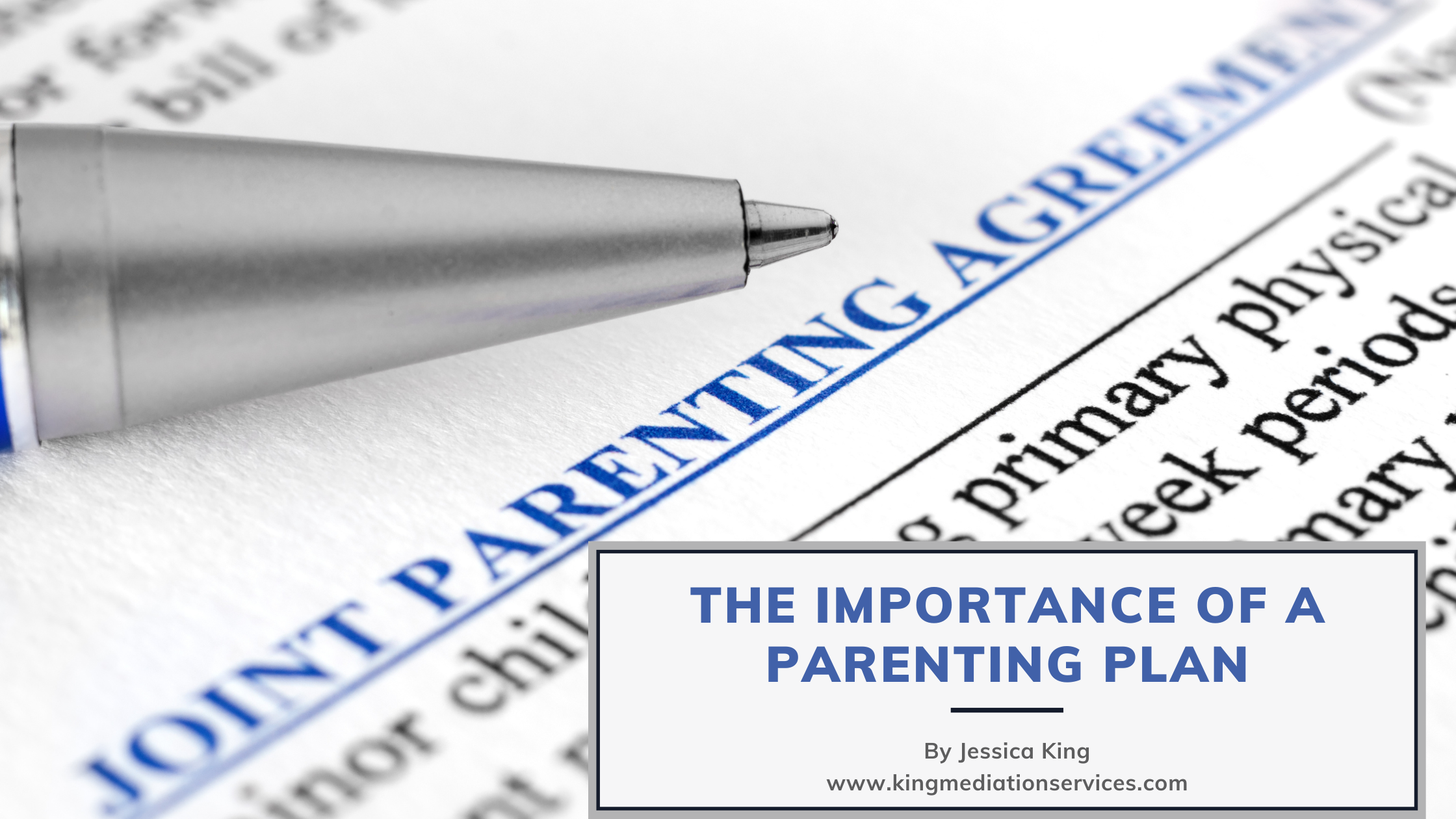 The Importance of a Parenting Plan  