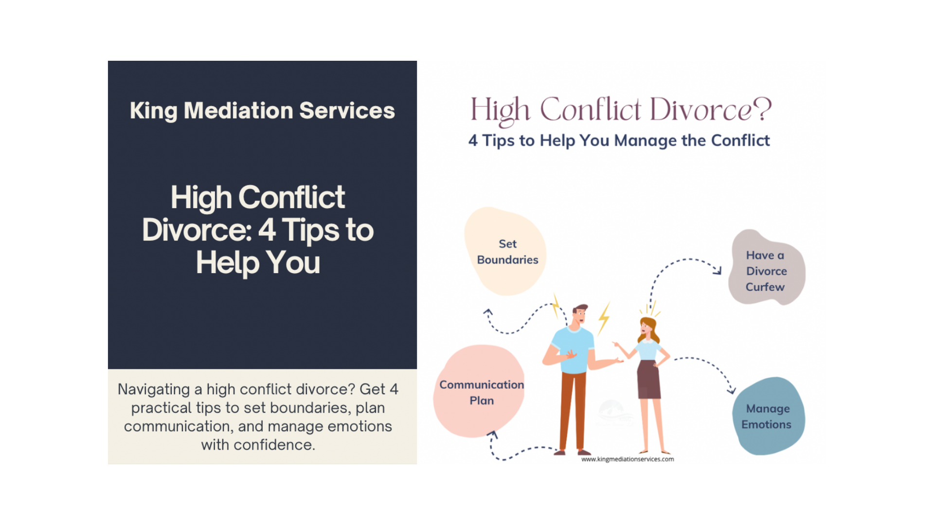 High Conflict Divorce: 4 Tips to Help You Manage