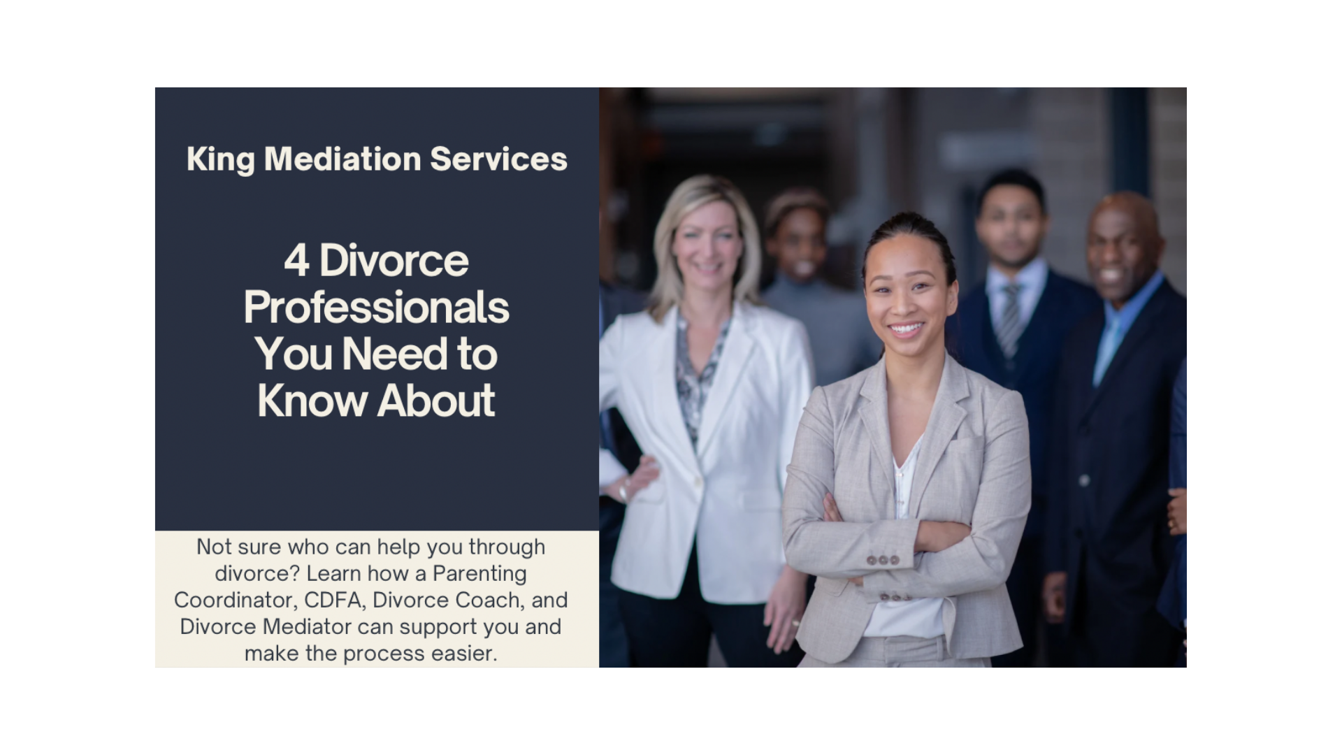 4 Divorce Professionals You Need to Know About