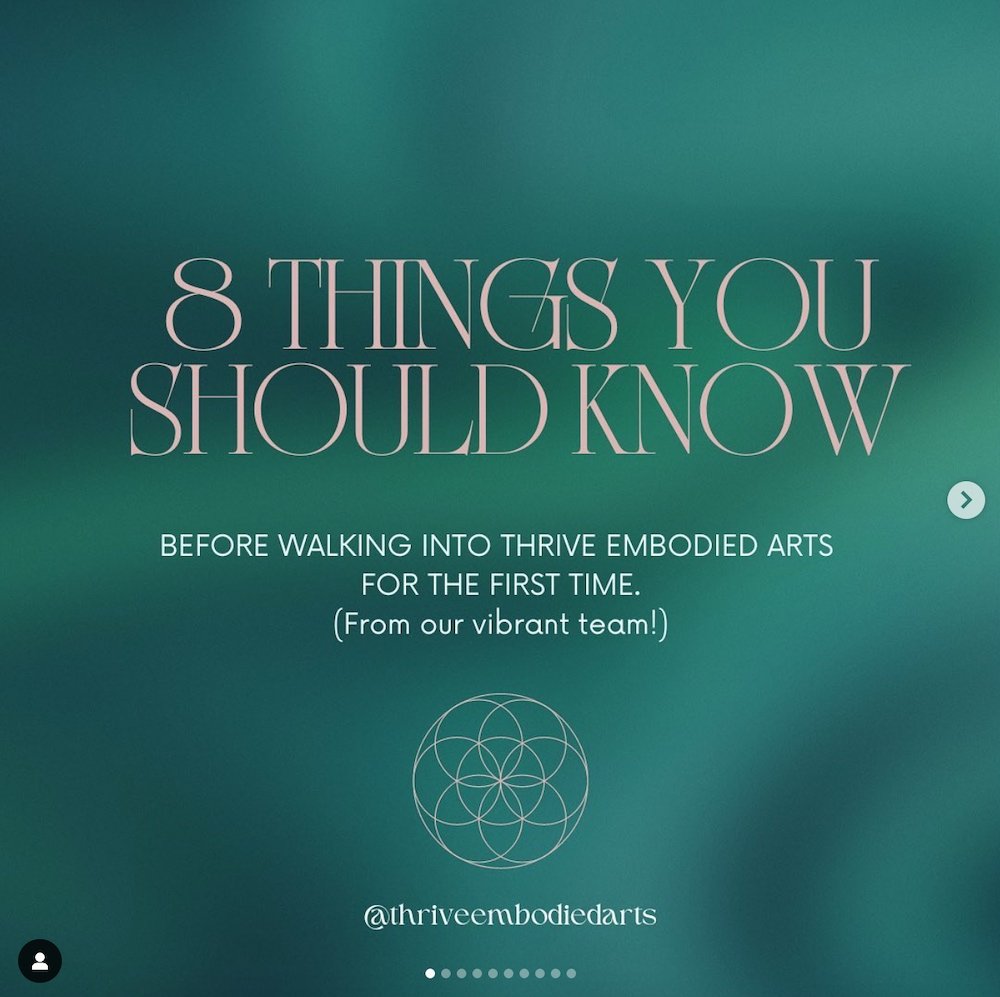 8 Things You Should Know Before Trying Thrive Embodied Arts in Newton NJ