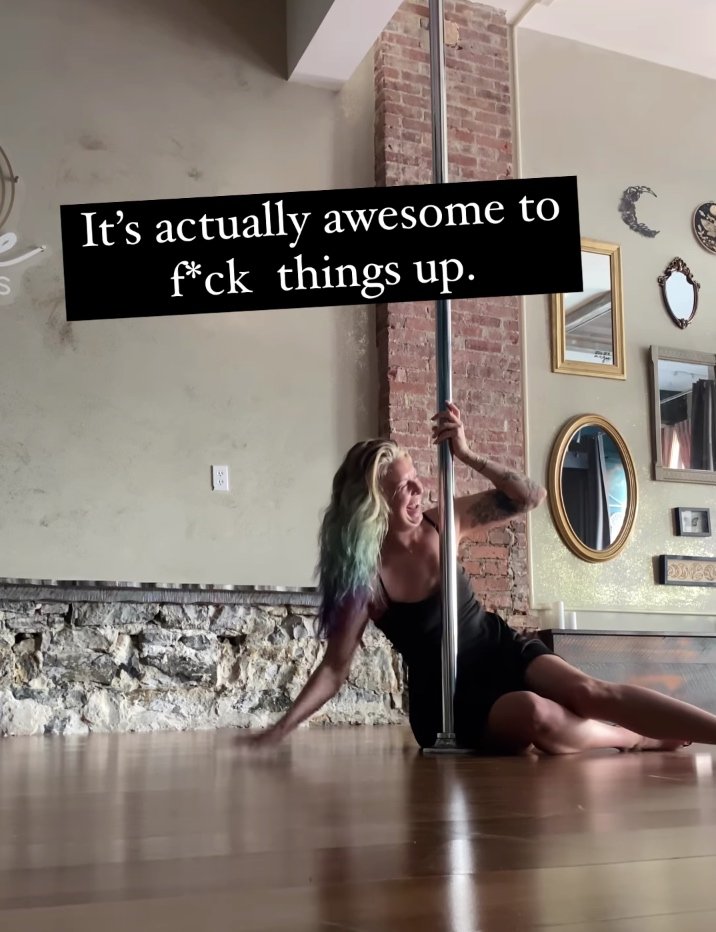 Pole Dancing teaches us to be kinder to ourselves