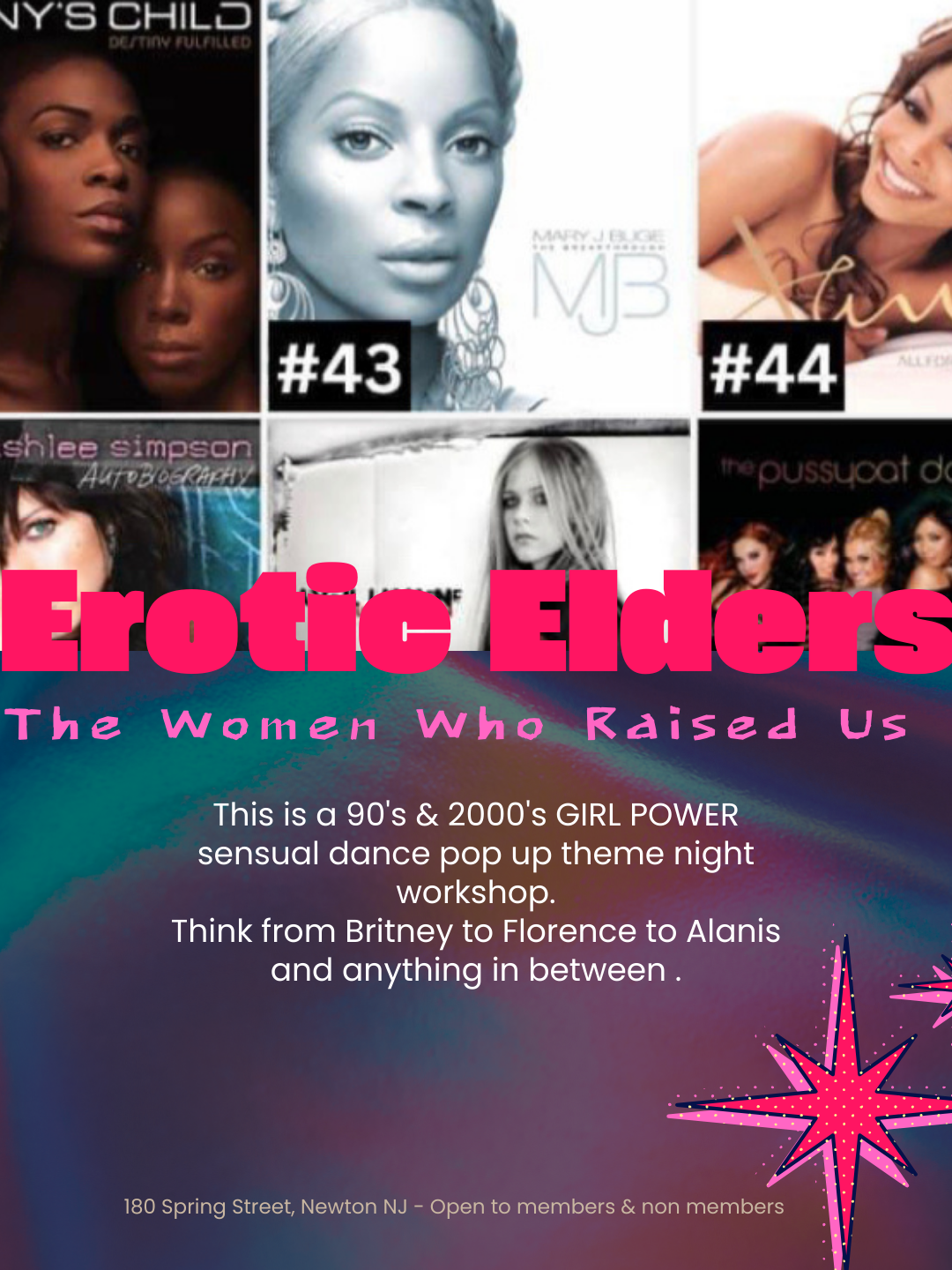 Erotic Elders - 90/2000’s pop up dance workshop 