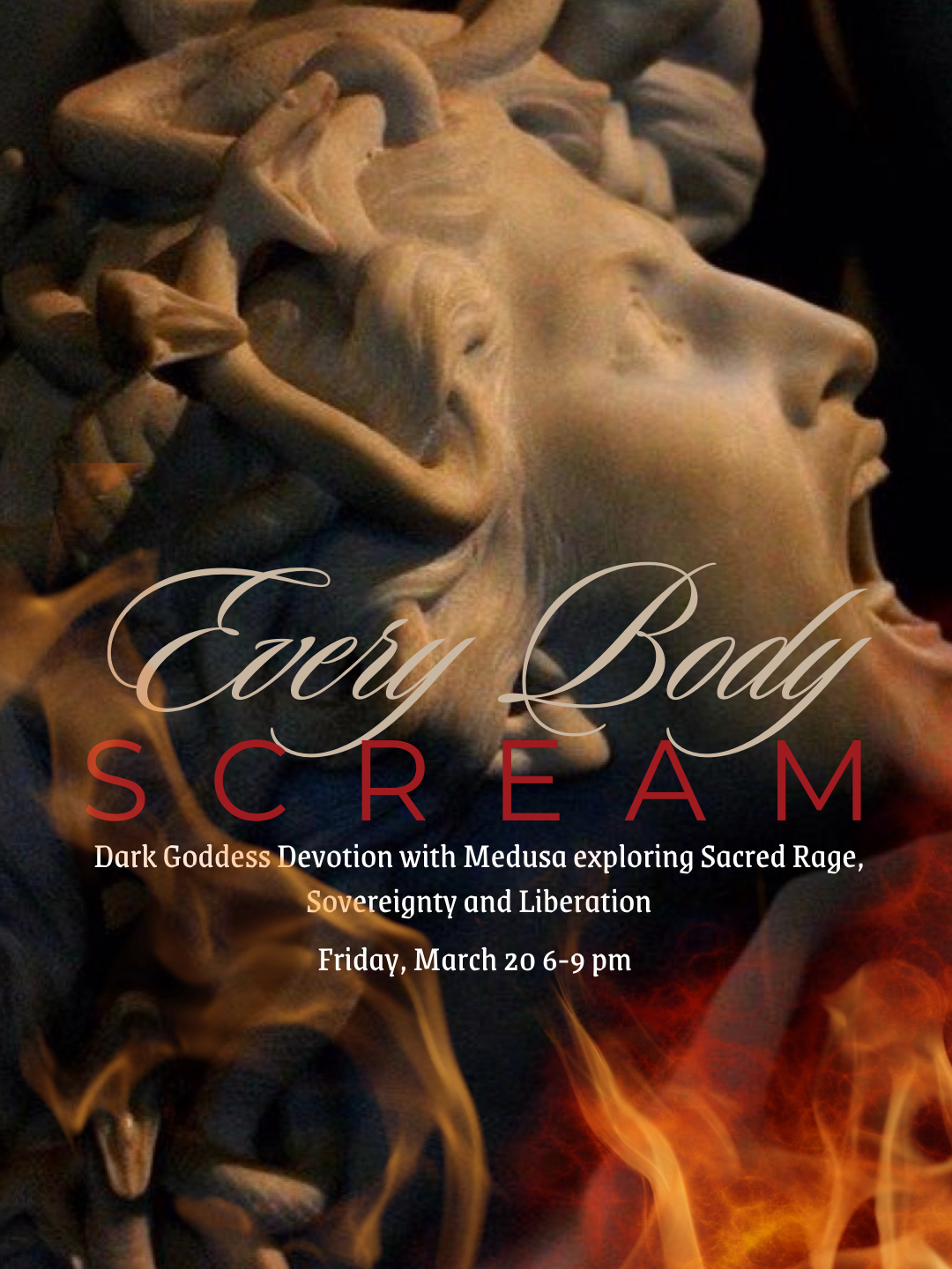 “EveryBody Scream” - Dark Goddess Devotion with Medusa