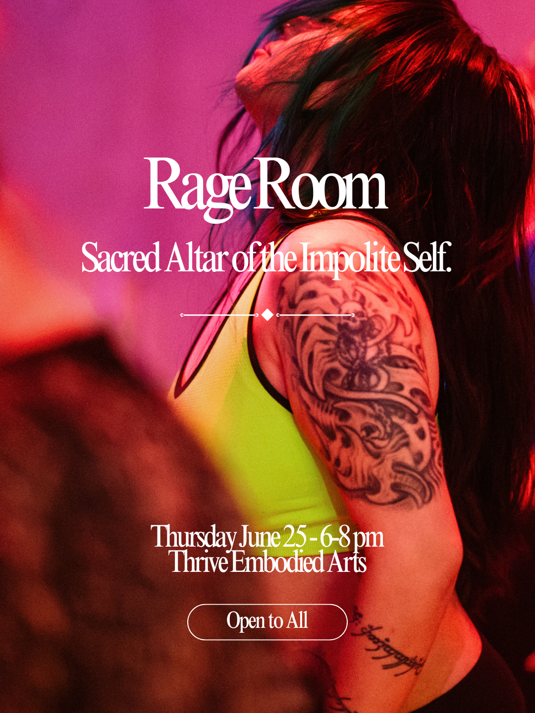 Rage Room - Sacred Altar of the Impolite Self 