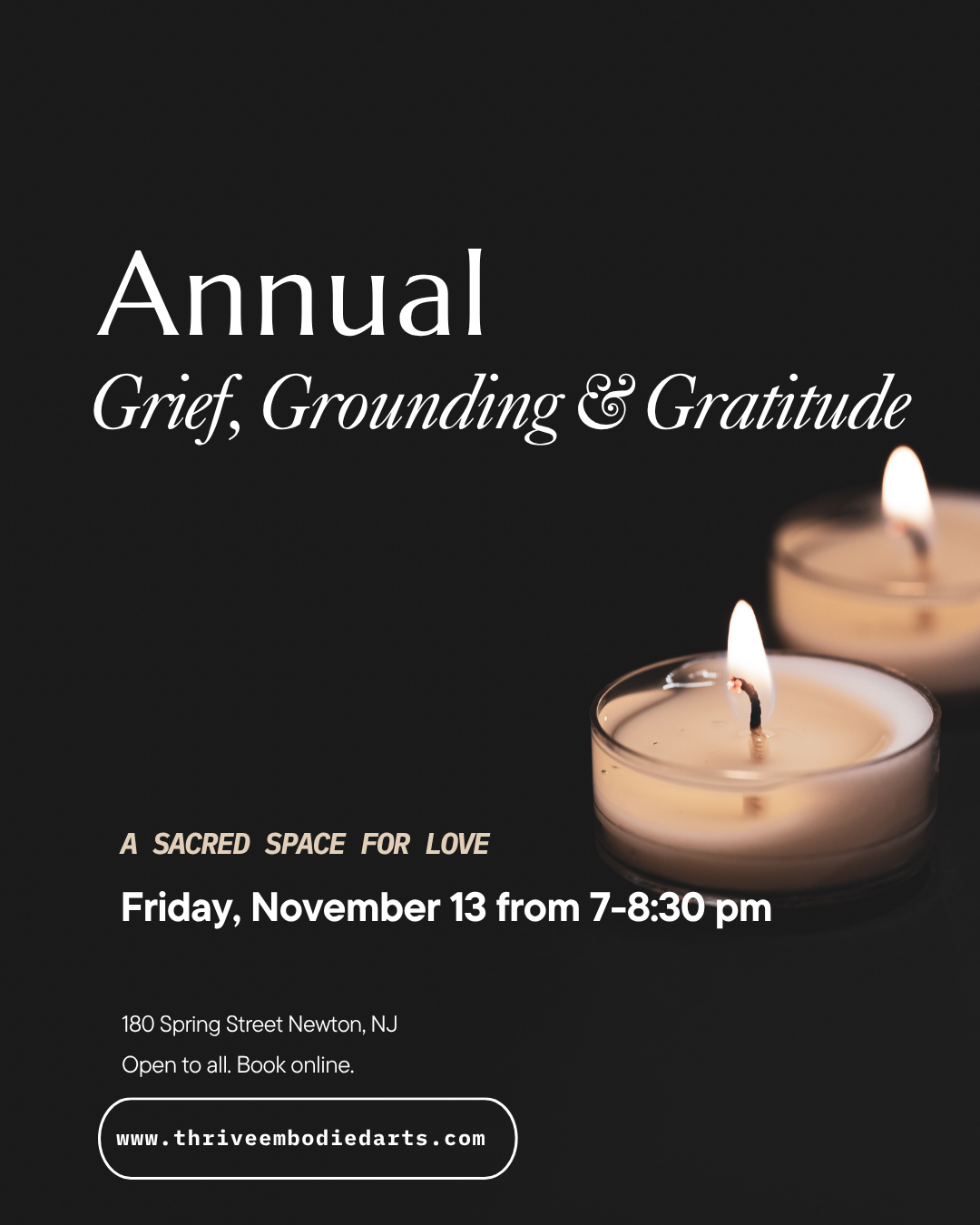 Grief, Grounding &amp; Gratitude Circle