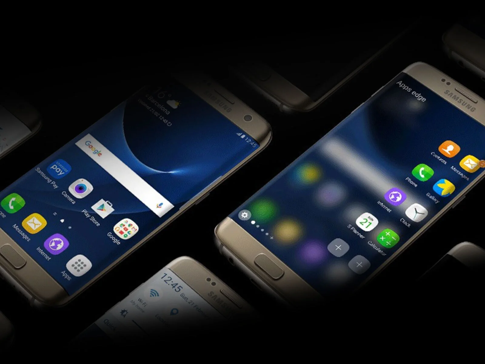 Production managing of Galaxy S7. Includes signature design