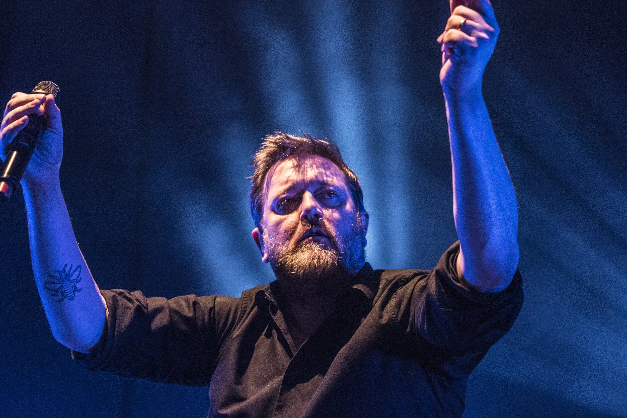 03 - Guy Gravey of Elbow performing at Edinburgh's Usher Hall - 12-03-17 - Picture By Calum Buchan Photography.jpg