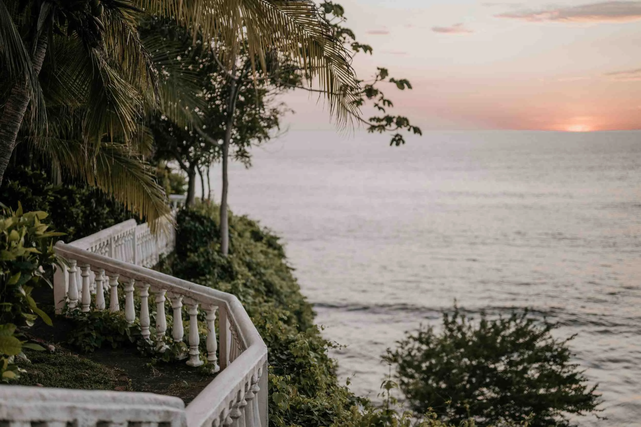 Scenic Oceanfront Sunset at Amaru Nicaragua