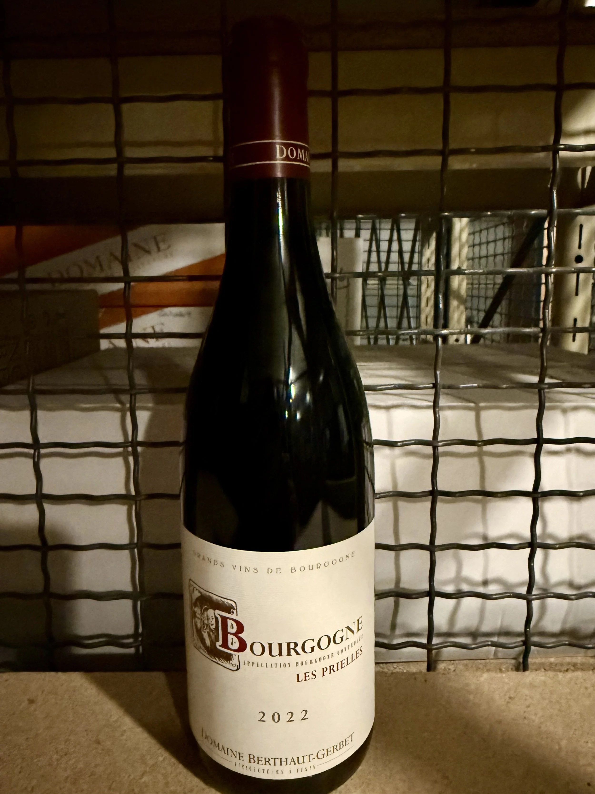 Domaine Berthaut-Gerbet Denis Berthaut Bourgogne Les Prielles 2022