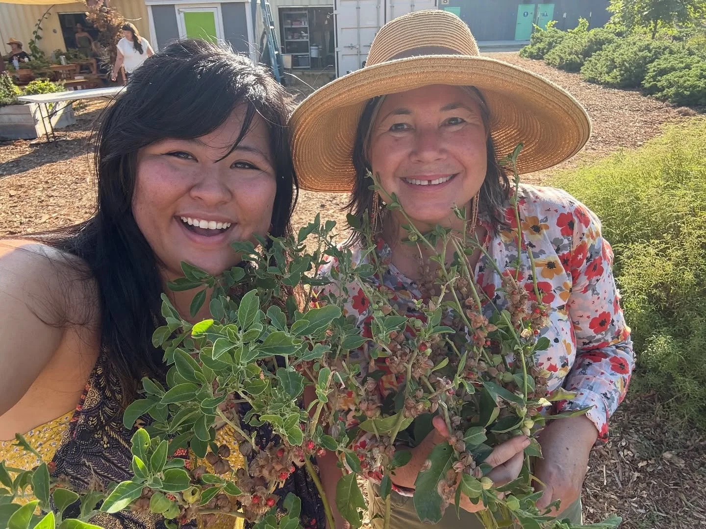 A huge thank you to Cat and Jorden @beeworthyfarms 
What a delight! To roam the flower &amp; herb fields during the magic hours before sunset. 
Beeworthy Farm is a flourishing and beautiful farm run with devotion and delight. 

So grateful to have me