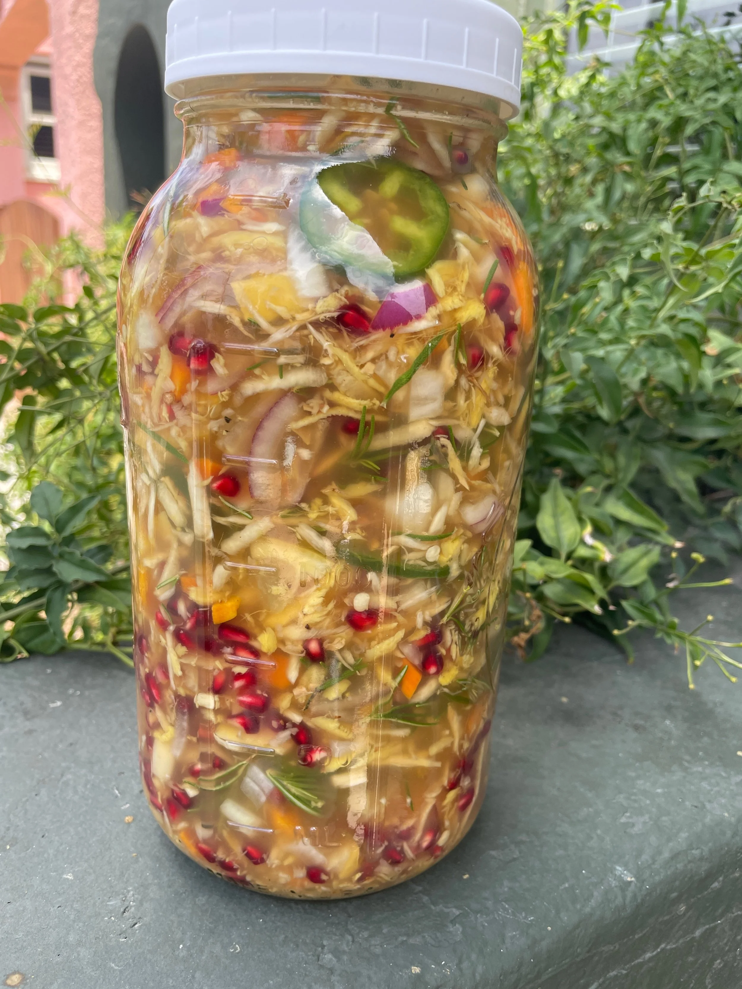 Summery Fire Cider for Fall Wellness