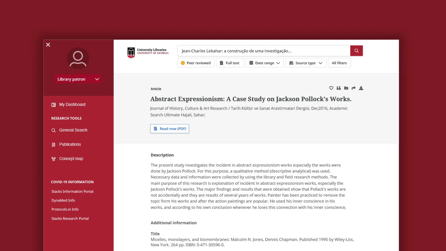 EBSCO / User Experience