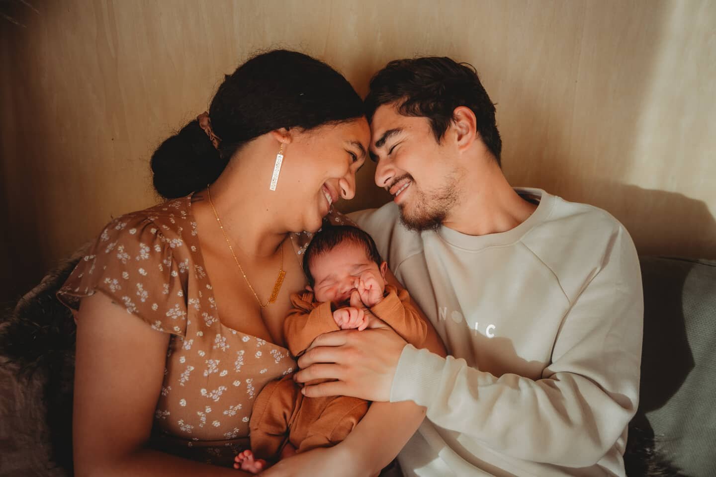 Gosh I remember  this feeling so strongly....
&quot;We made this delicious baby, and then birthed him...and look how darn gorgeous he is!!!&quot;

I feel like this photo catches the pure and utter delight  of welcoming a beautiful  babe into your lif