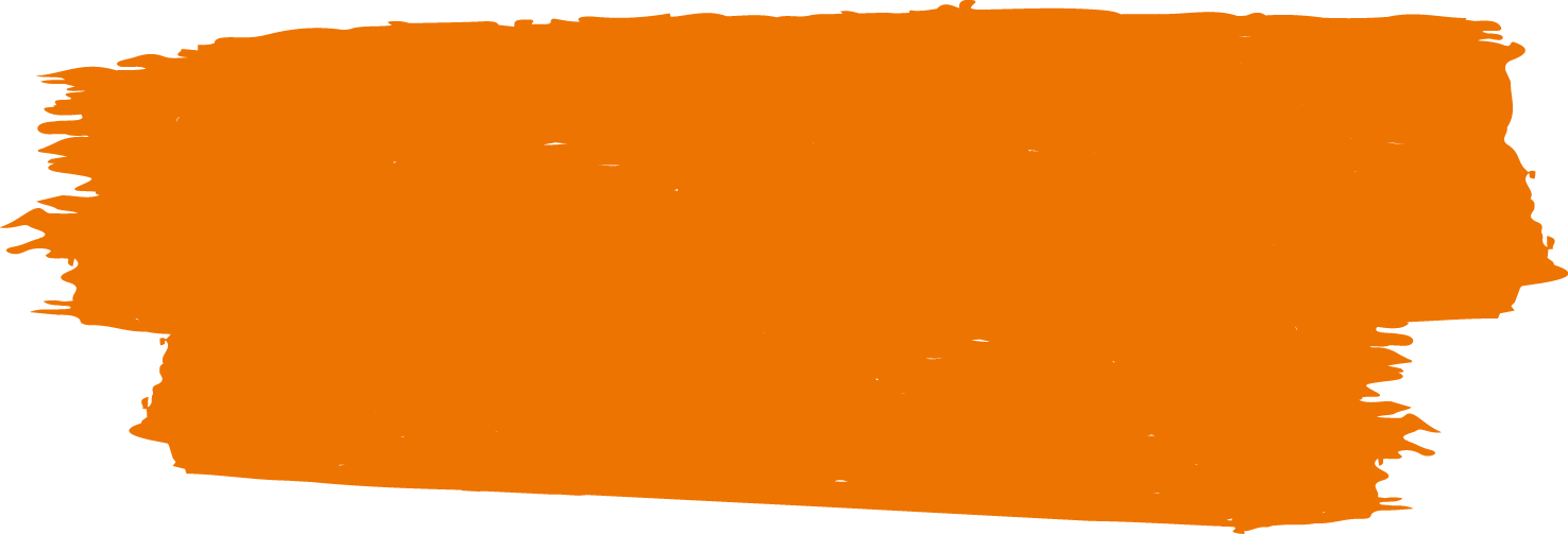 decorative image - orange brushstroke
