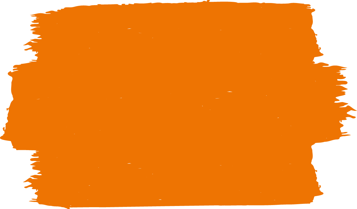 decorative image - orange brushstroke