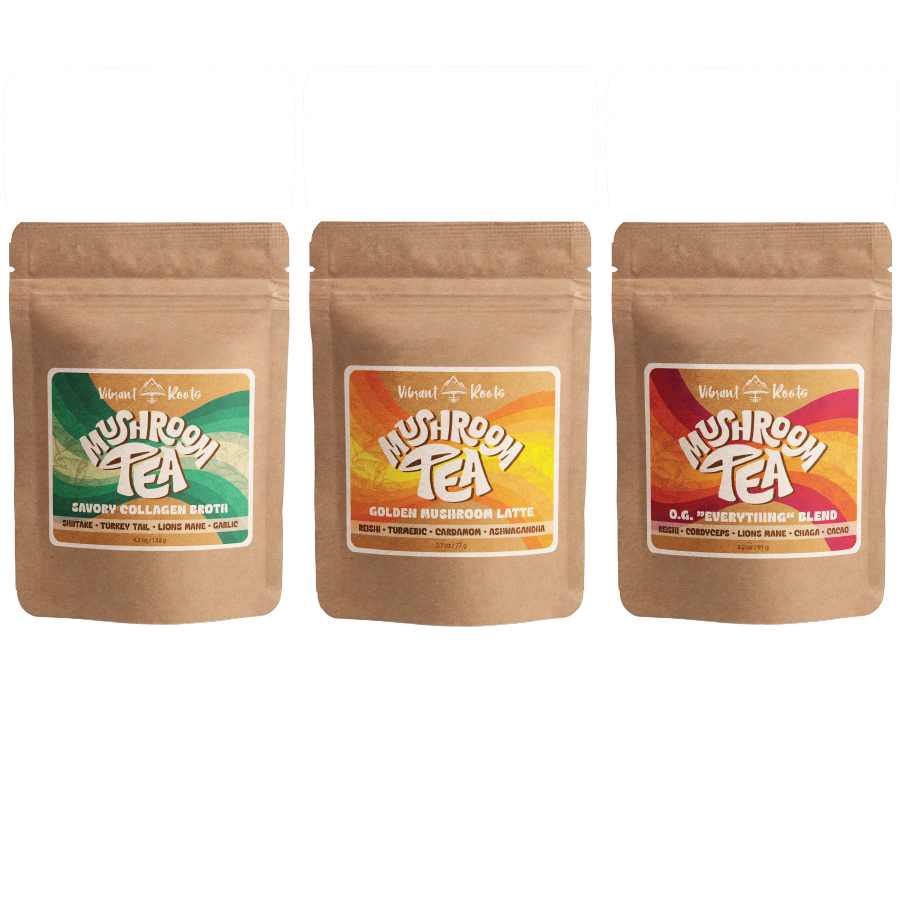 Mushroom Tea Trio