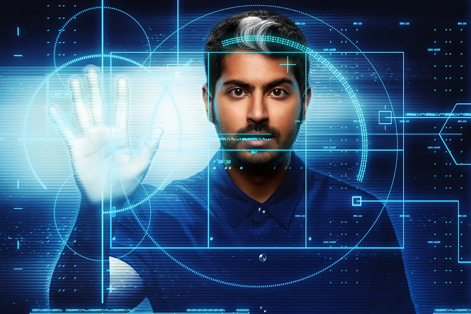 Professional commercial portrait photography featuring YouTuber Siraj Ravel.