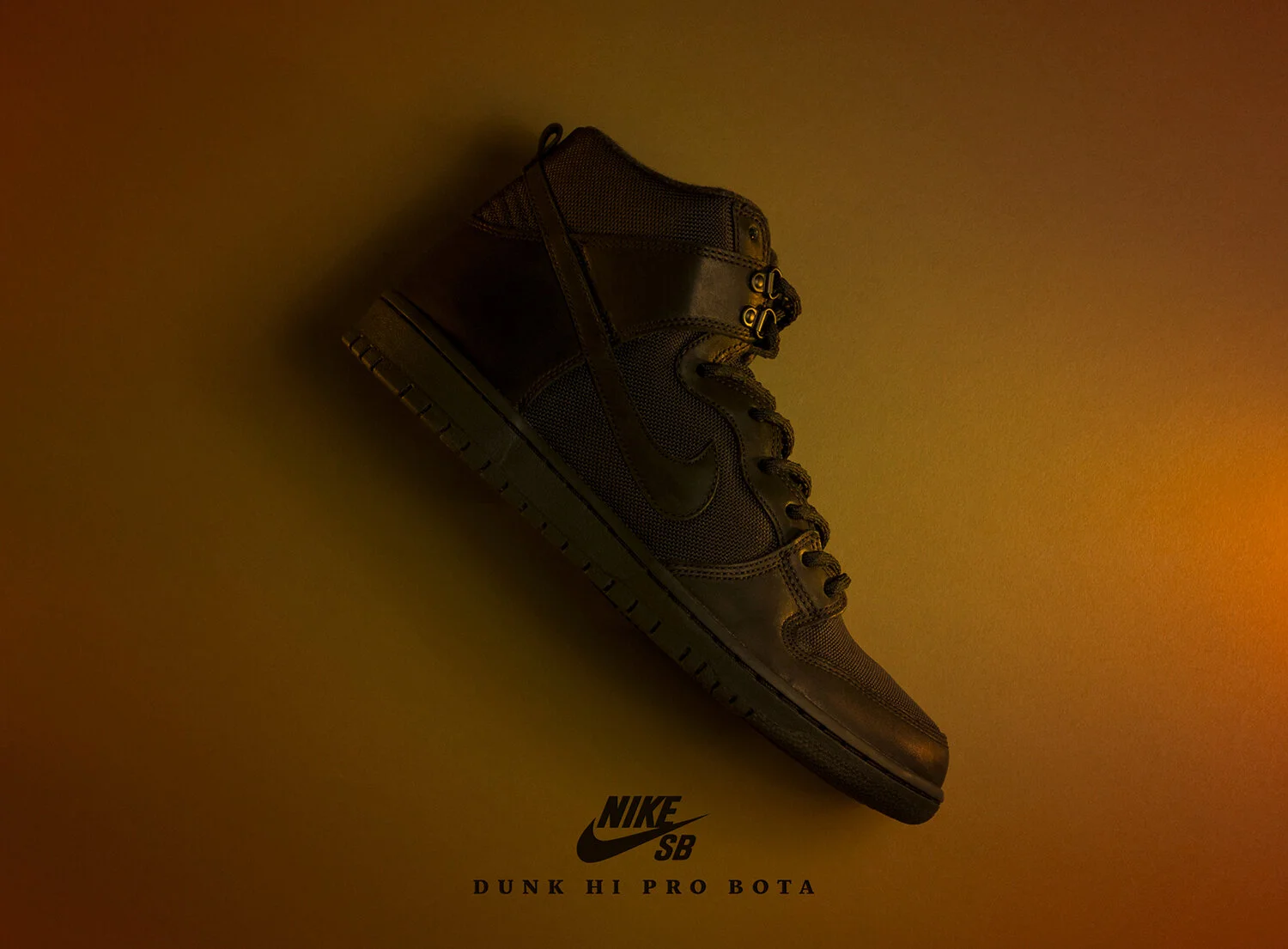Professional commercial product photography featuring Nike SB.