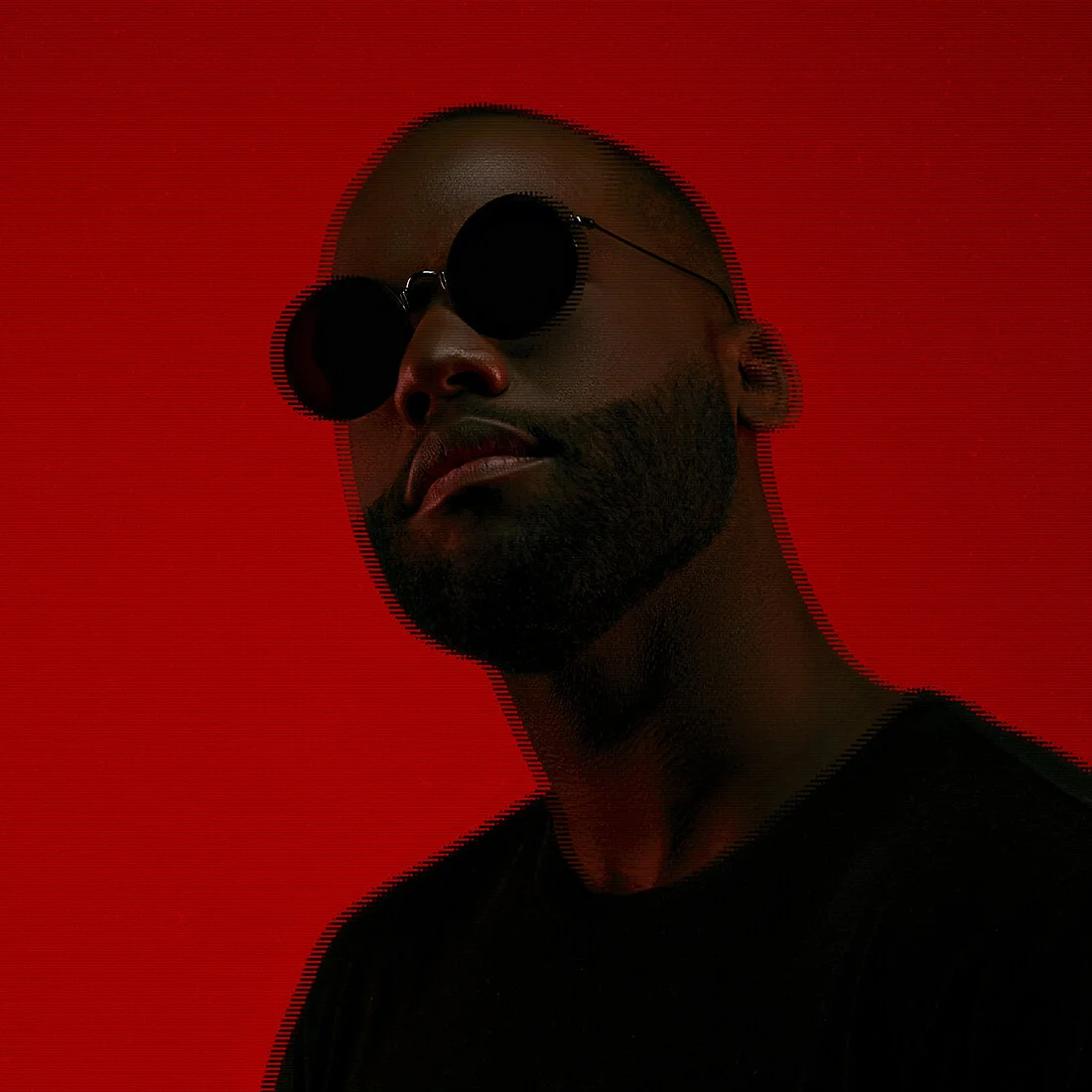 Professional editorial portrait photography featuring musician "vincethealien" a.k.a. Vince Coleman.