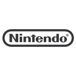 Nintendo logo on a black background
