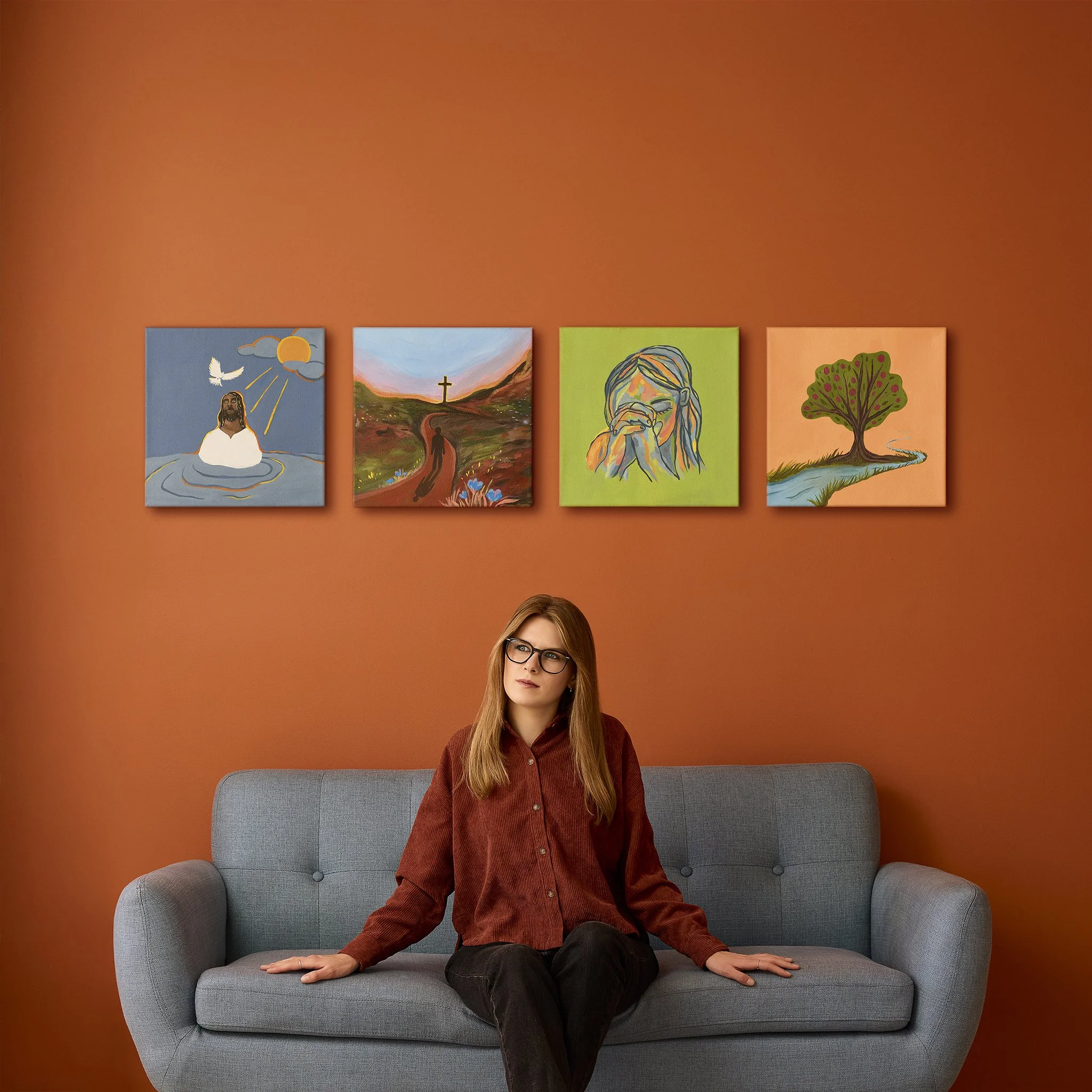 Professional portrait photography featuring musician Sierra Ritter for her album "Lifelong Prayer".