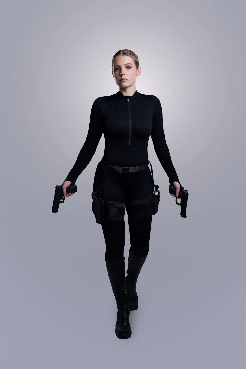 Key art imagery for vertical film "Marry to the Mission" featuring Maya Jenson.