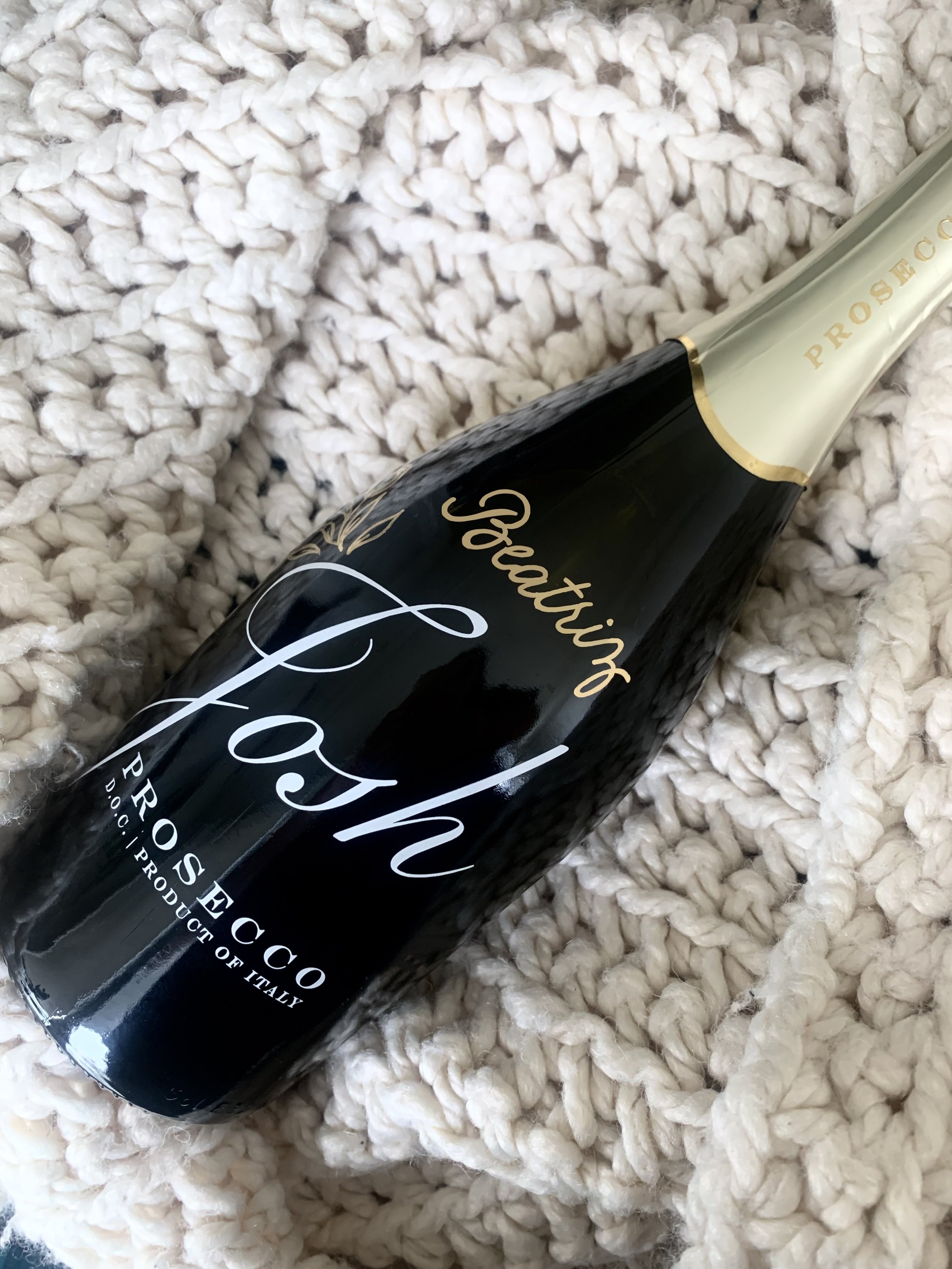 Custom Hand-painted Josh Prosecco