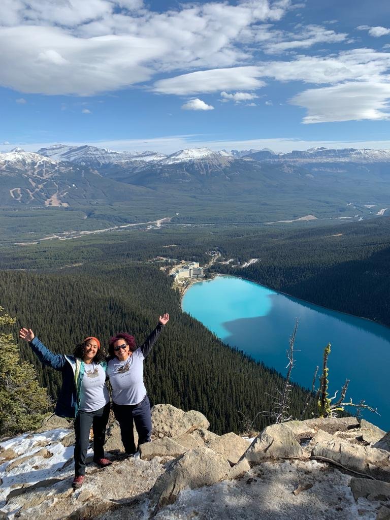 Banff - triumph atop the beehive.jpg