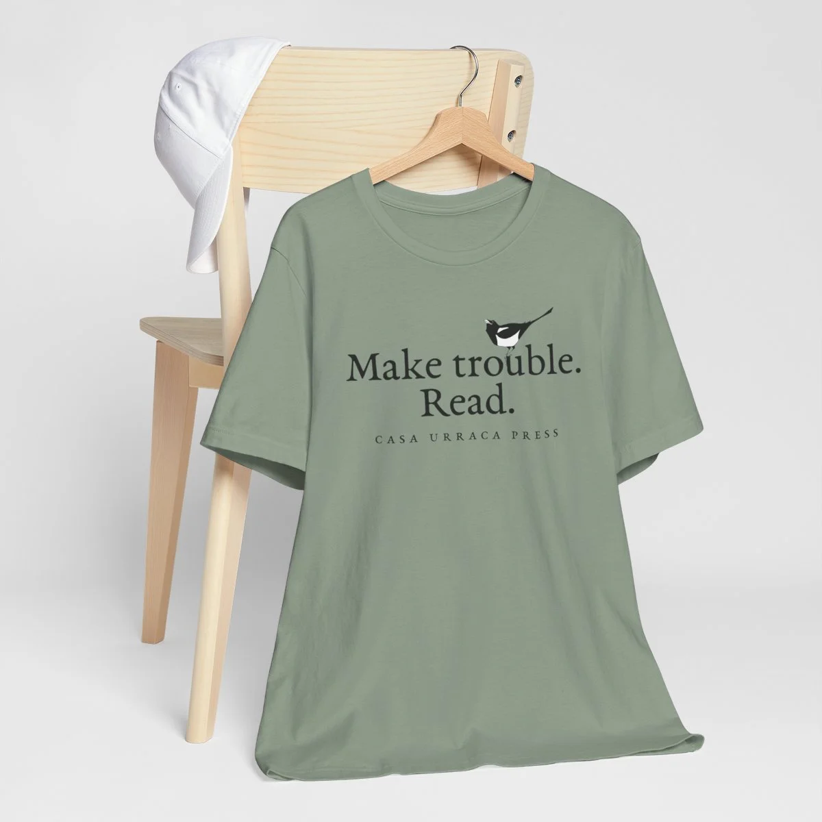 make-trouble-read-cotton-unisex-jersey-short-sleeve-tee-for-book-lovers-magpie-bird-lovers (2).jpg