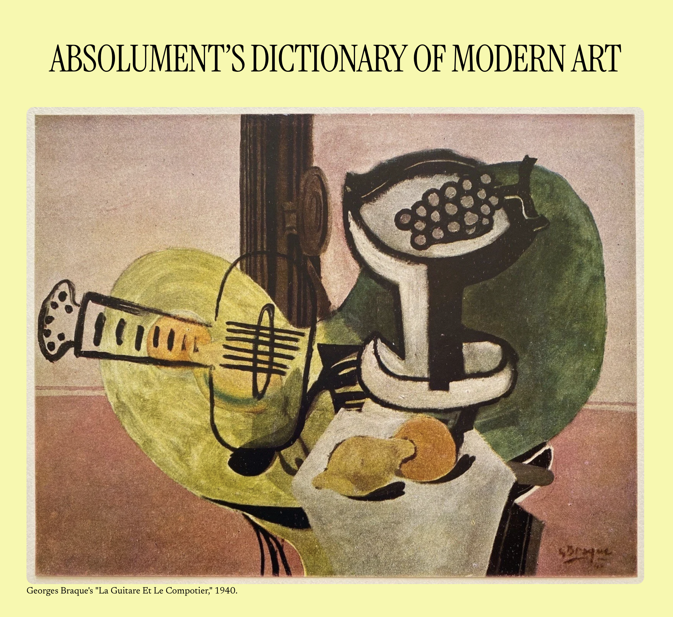 Absolument’s Dictionary of Modern Art