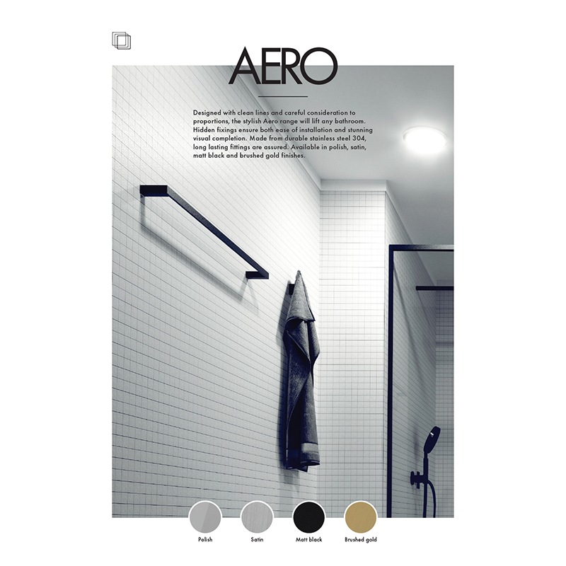 Aero bathroom accessories