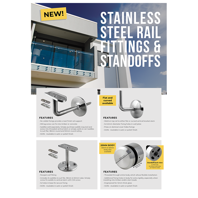 Stainless steel fittings & standoffs
