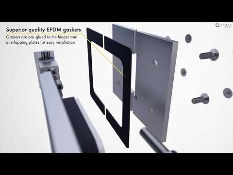 Shower Hinge Features