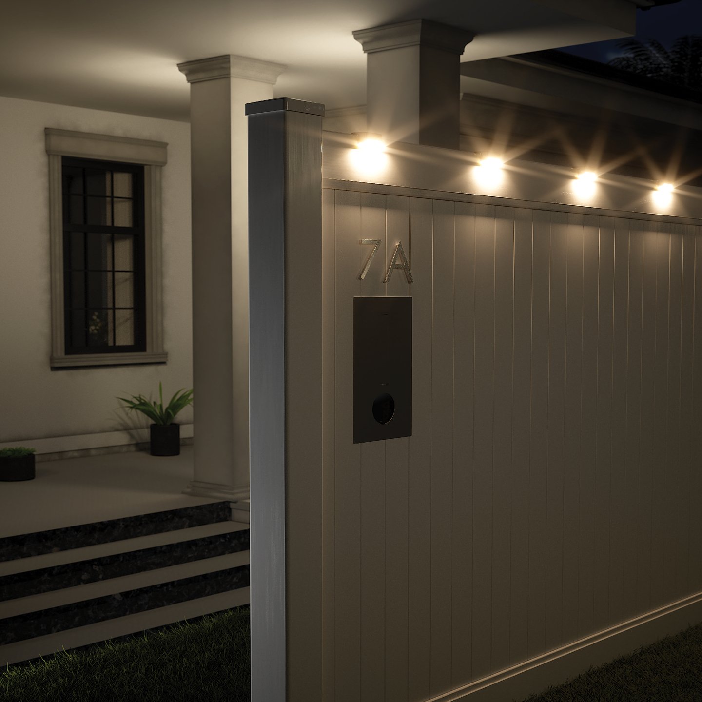 Set the mood with our new release solar lights. A perfect addition to any Hamptons-style, Premium Perf, slat screening, aluminium tubular, Colorbond&reg; or timber fence. Also ideal for decks, stair treads &amp; retaining walls. Easy to install, no h