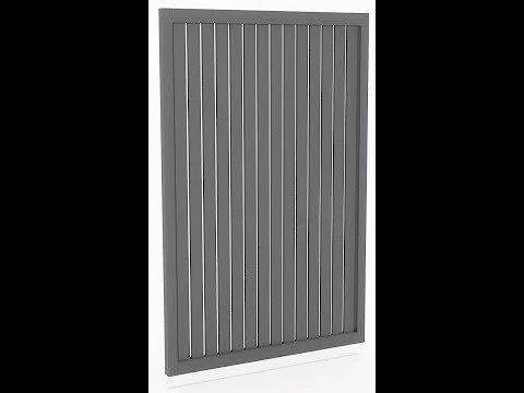 Quickscreen Vertical Slat Pedestrian Gate