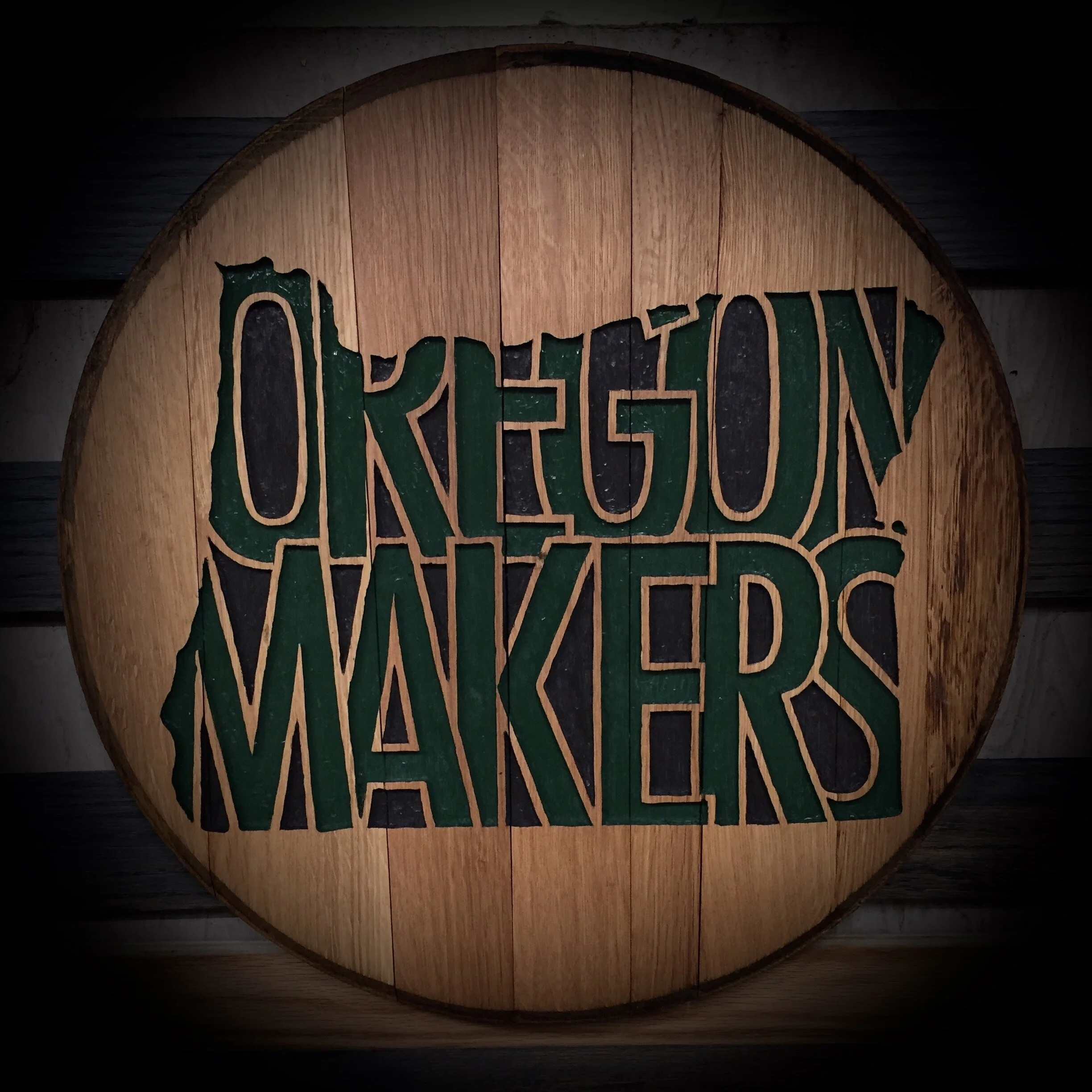 Oregon Makers Barrel Head