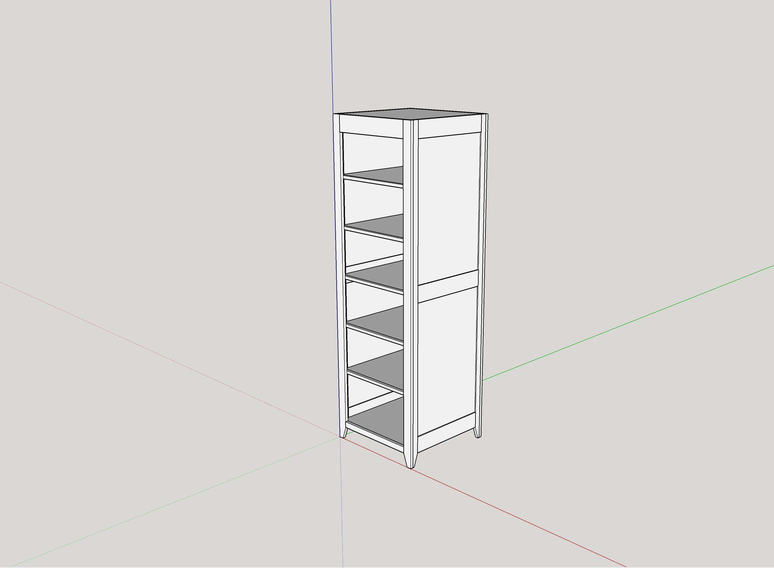 Shaker Style Chimney Cabinet