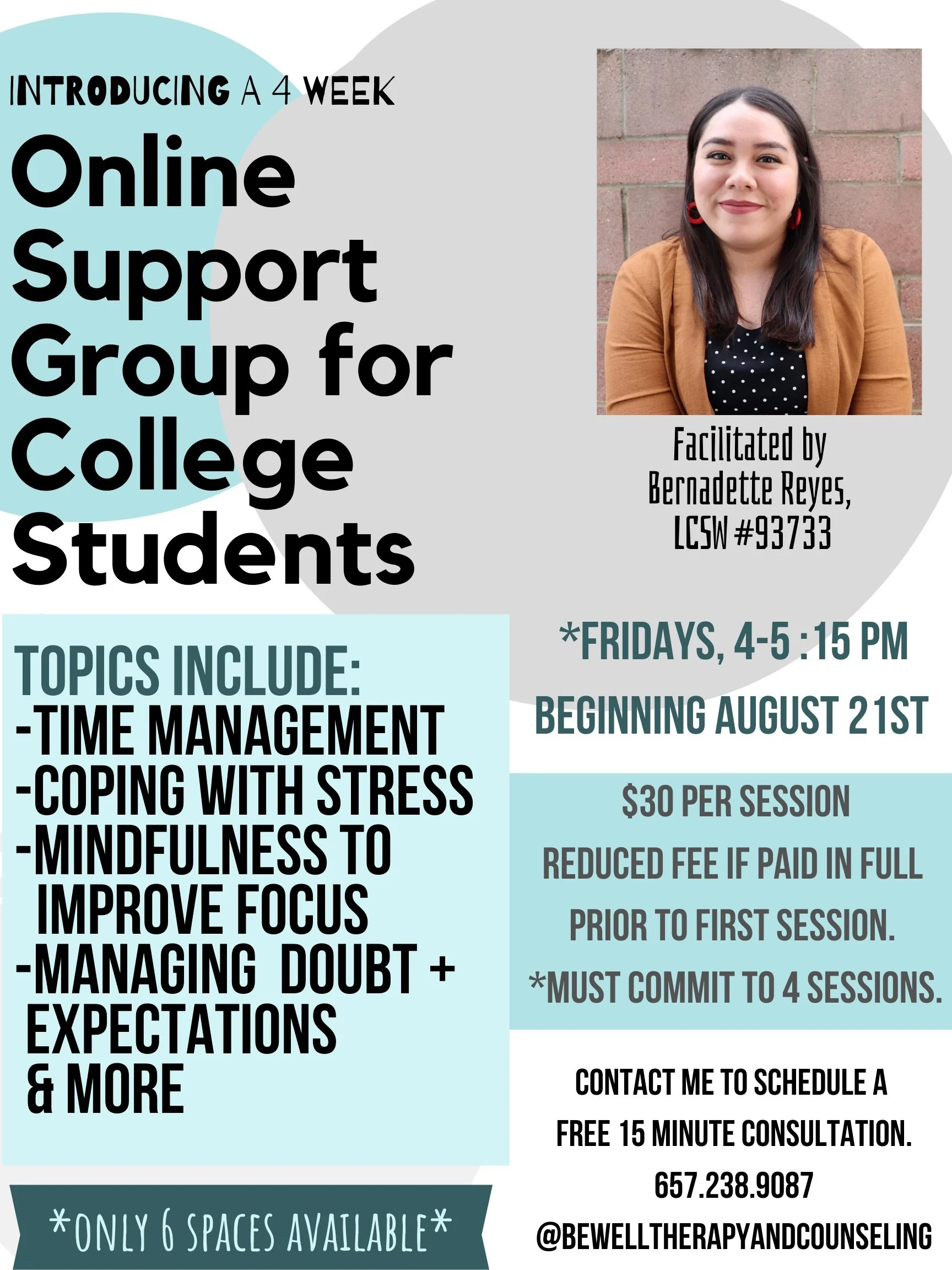 college student support group