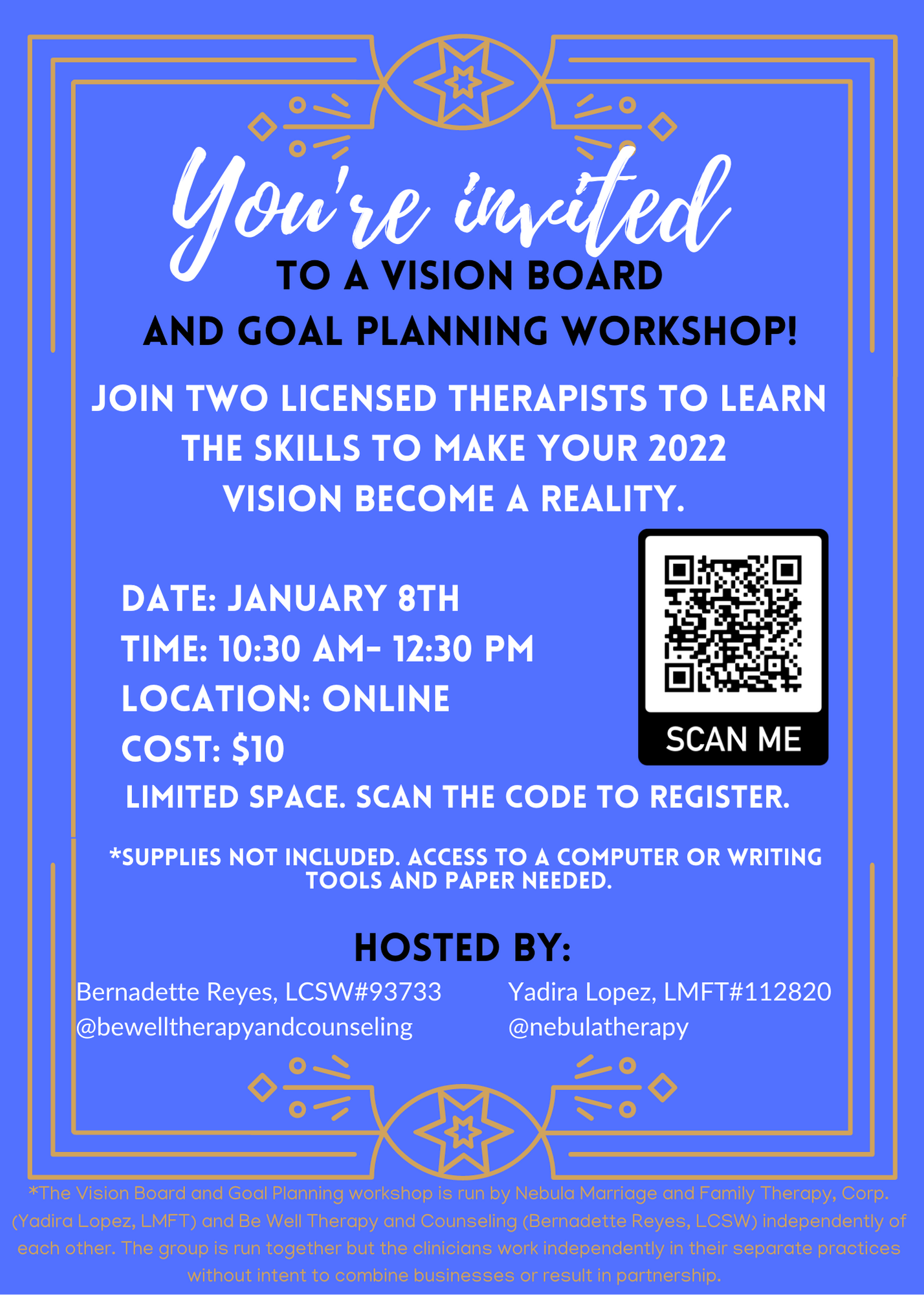 online vision board and goal planning