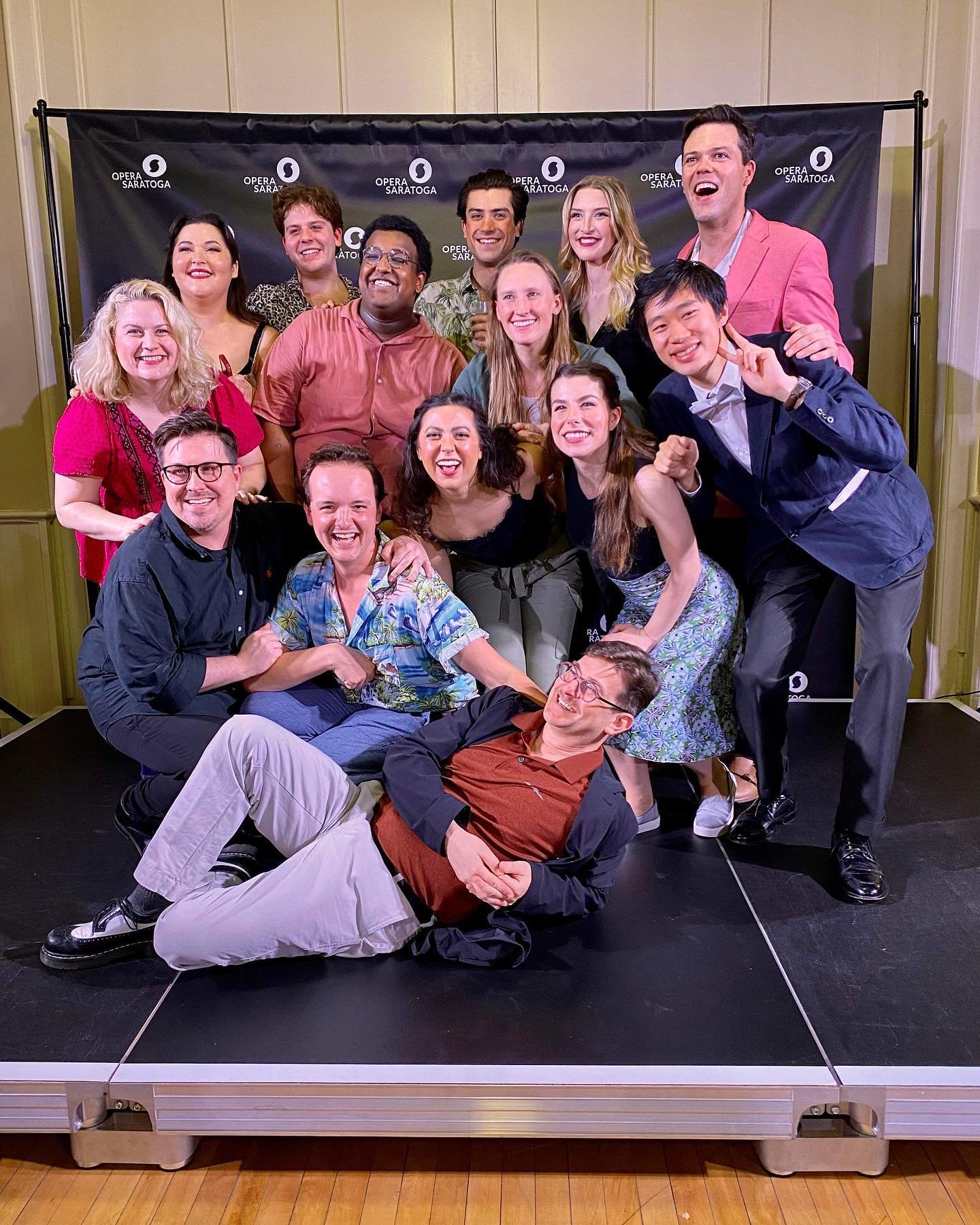 I absolutely love this cast of immensely talented, endlessly silly human beings!! So glad we have three more shows!!! @opera.saratoga