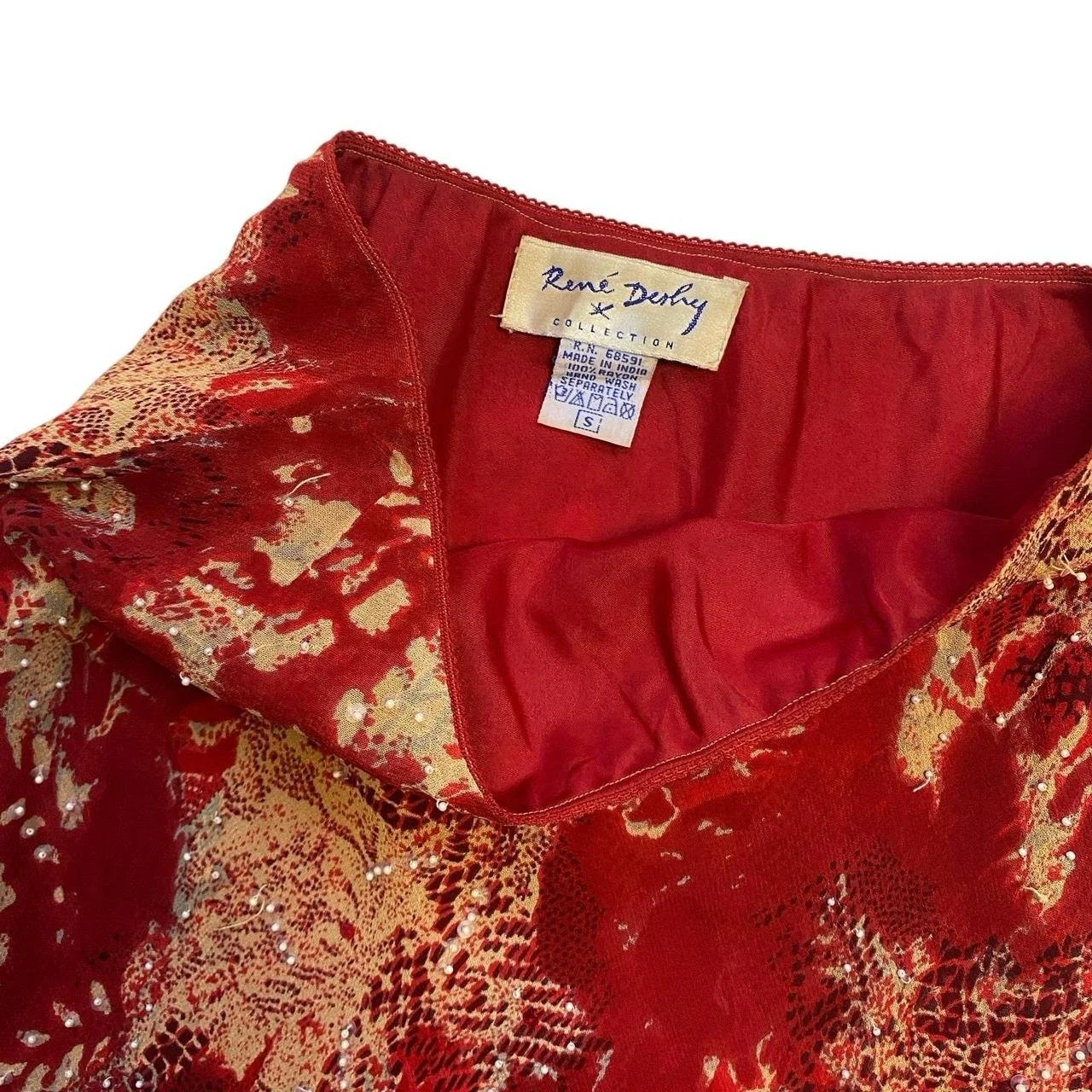 Rene Derhy Red Skirt 3.jpeg
