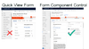 Quick view forms don't allow editing but Form Component Controls do ...