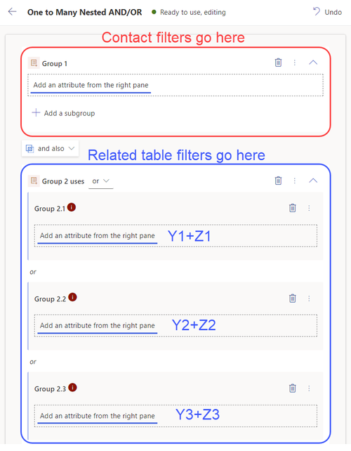 Nested condition segments in Customer Insights - Journeys — Amey Holden ...