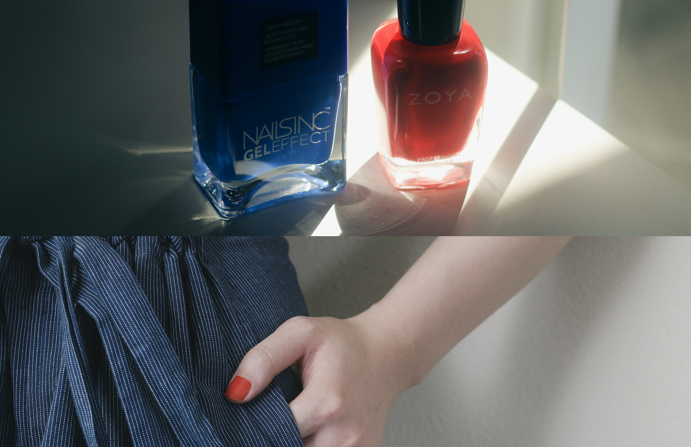  高饱和色  /  Nails Inc.  Baker Street  &amp;  Zoya  Demetria  