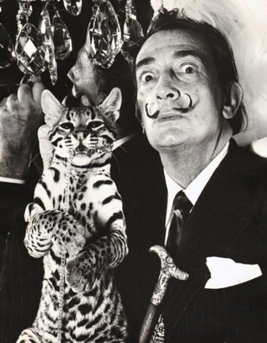 Dali and Babou at the St. Regis hotel, New York